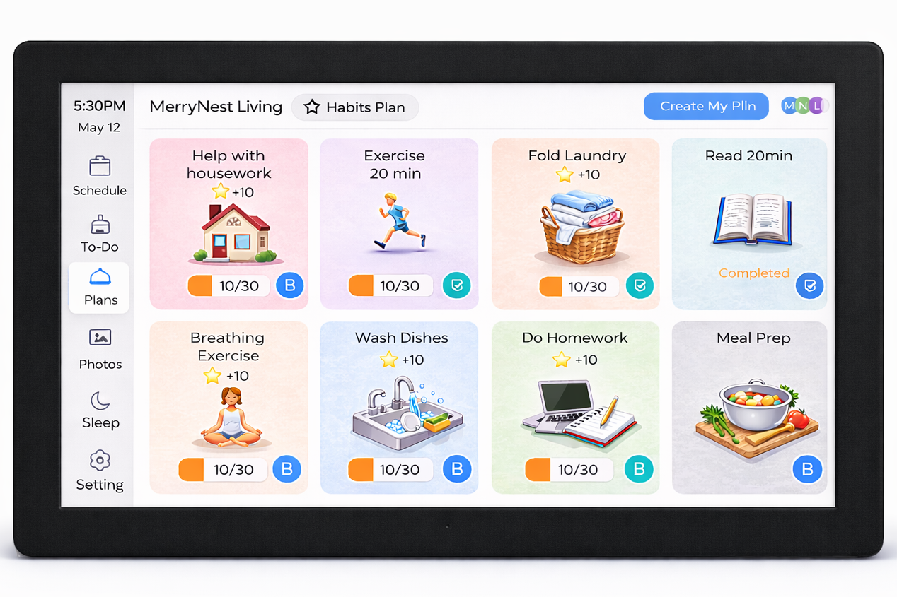 MerryNest Living Family Calendar